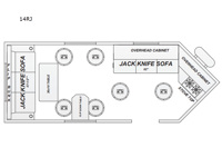 Glacier Ice House 14RJ Floorplan Image