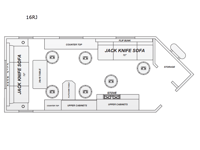 Glacier Ice House 16RJ Floorplan Image