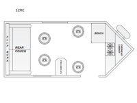 Glacier Ice House 12RC Floorplan Image