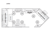 Glacier Ice House 16FBH Floorplan Image