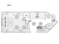 Glacier Ice House 18EXP Floorplan Image
