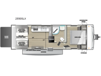 Stealth 2550SLX Floorplan Image