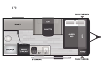 Coleman 17B Floorplan Image