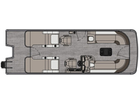 LSZ - 25 FT Rear Lounger Floorplan Image