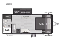 Coleman Legacy 1905RB Floorplan Image