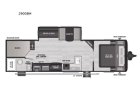 Coleman Legacy 2900BH Floorplan Image