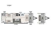 Viking 5K Series 25QBH Floorplan Image