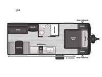 Coleman 19R Floorplan Image