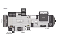 Alpine Avalanche Edition 302RS Floorplan Image