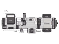 Alpine Avalanche Edition 346FL Floorplan Image