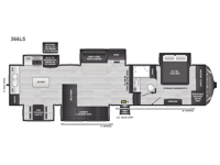 Alpine Avalanche Edition 366LS Floorplan Image