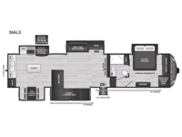 Alpine Avalanche Edition 366LS Floorplan
