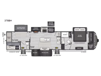 Alpine Avalanche Edition 378BH Floorplan Image