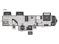 Alpine Avalanche Edition 380LT Floorplan Image