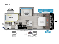 Transcend Xplor 23BHX Floorplan Image