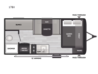 Coleman Light 17BX Floorplan Image