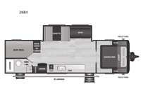 Coleman Light 26BX Floorplan Image