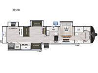 Ahara 395FB Floorplan Image