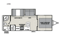 Northern Spirit SE 24RB Floorplan Image