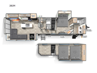 Cherokee Timberwolf 39JM Floorplan Image