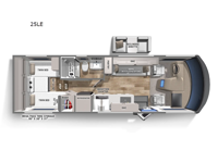 Euro 25LE Floorplan Image