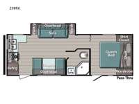 Kingsport Ultra Lite 238RK Floorplan Image