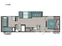 Kingsport Ultra Lite 274QB Floorplan Image