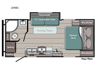 Kingsport Ultra Lite 20RBS Floorplan Image