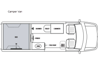 Coya Camper Van Floorplan Image