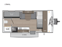 Jay Feather Air SL 17BHSL Floorplan Image