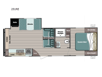 Kingsport Ultra Lite 251RE Floorplan Image