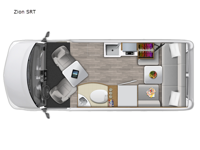 Roadtrek Zion SRT Floorplan Image