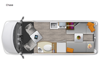 Roadtrek Chase Floorplan Image