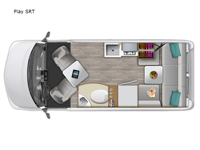 Roadtrek Play SRT Floorplan Image