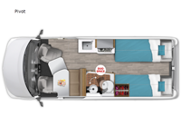 Roadtrek Pivot Floorplan Image