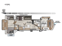 Salem Villa Series 42QBQ Floorplan Image