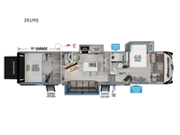 Momentum M-Class 351MS Floorplan Image