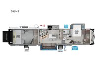 Momentum M-Class 381MS Floorplan Image