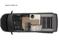 Storyteller Overland BEAST MODE XO Floorplan Image