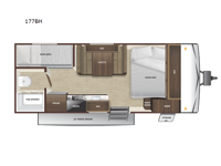 Autumn Ridge 177BH Floorplan Image