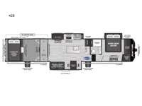 Raptor 428 Floorplan Image