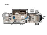 Vibe 2600RB Floorplan Image