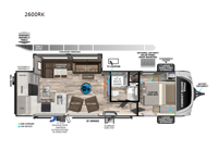 Vibe 2600RK Floorplan Image