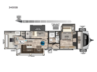 Vibe 3400SB Floorplan Image