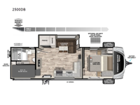 Vibe 2500DB Floorplan Image