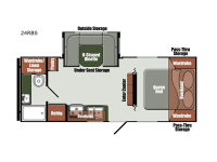 Envision Signature Series 24RBS Floorplan Image
