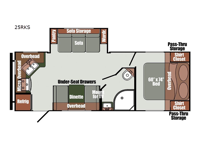 Envision Signature Series 25RKS Floorplan Image