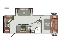 Envision Signature Series 25RKS Floorplan Image