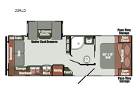Envision Signature Series 25RLD Floorplan Image
