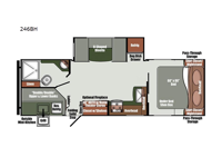 Envision Luxury Series 246BH Floorplan Image